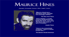 Desktop Screenshot of mauricehines.com